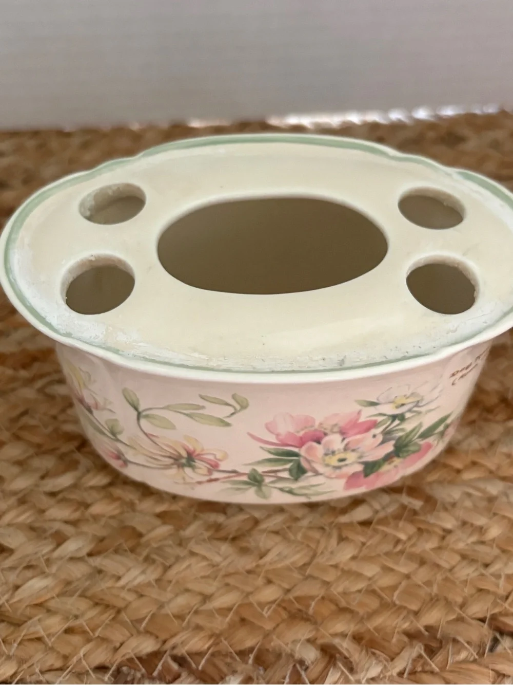 Vintage Royal Winton “The Country Diary Collection toothbrush holder